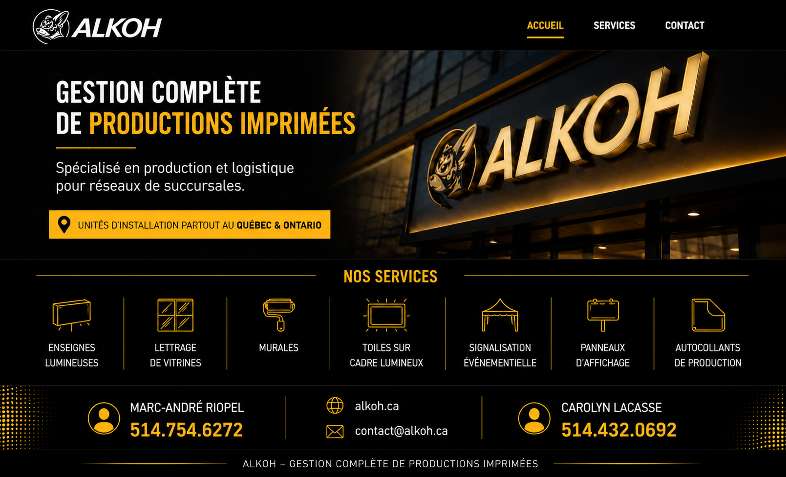 ALKOH - Gestion complète de productions imprimées